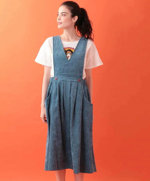 Jocomomola コーデュロイジャンパースカート Rakuten Fashion 楽天ファッション 旧楽天ブランドアベニュー V