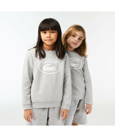 【SALE／40%OFF】LACOSTE KIDSパイルクロッククルーネックスウェット ラコステ トップス スウェット・トレーナー シルバー ネイビー ホワイト グレー ブルー【送料無料】