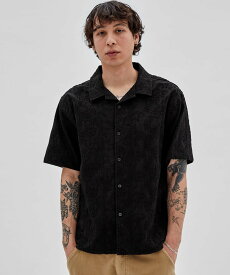 【SALE／30%OFF】GUESS GUESS 半袖 シャツ (M)Embroidered Paisley Shirt ゲス トップス シャツ・ブラウス ブラック ホワイト【送料無料】