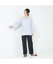 <手洗い可>バックギャザーブラウス