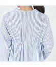 <手洗い可>バックギャザーブラウス
