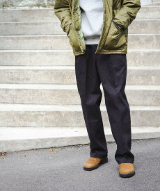 【SALE／50%OFF】BEAMS MEN BEAMS / カルゼ 2プリーツ チノパンツ ビームス アウトレット パンツ その他のパンツ ブラック ブラウン【送料無料】