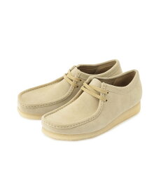 JUNRed CLARKS / クラークス Wallabee ワラビー ジュンレッド シューズ・靴 モカシン・デッキシューズ ブラック ベージュ【送料無料】