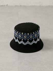 【SALE／80%OFF】COLONY 2139 アクリルジャガードニットハット コロニー トゥーワンスリーナイン 帽子 その他の帽子 ブラック グレー
