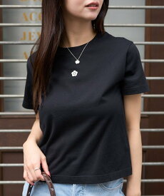 MARY QUANT ワンポイント刺繍ロゴTシャツ 限定展開 フリークスストア トップス カットソー・Tシャツ ホワイト ブラック レッド イエロー【送料無料】