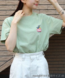 CHUMS CHUMS/(U)ANTI BUG BOOBY BIRD TEE ステップス トップス カットソー・Tシャツ グリーン ホワイト【送料無料】