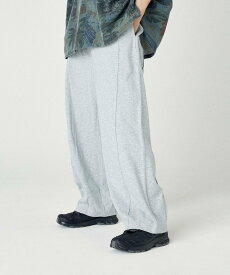 【SALE／50%OFF】FREAK'S STORE 接触冷感 カーブシルエット ボンディング ワイドスウェットパンツ 25SS フリークスストア パンツ その他のパンツ ブラウン グレー ブラック