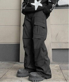 【SALE／55%OFF】NOWLE NOWLE/(M)【NOWLE】ワイドシルエット イージー カーゴパンツ チェルカ パンツ カーゴパンツ ブラック ブラウン