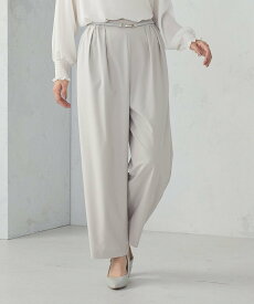 【SALE／6%OFF】COMME CA ISM ワイド テーパードシルエットパンツ コムサイズム パンツ その他のパンツ グレー【送料無料】