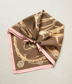 【SALE／35%OFF】NEWYORKER WOMEN MANTERO(マンテロ) ハーネススカーフ ニューヨーカー ファッション雑貨 スカーフ・バンダナ グリーン ブラウン【送料無料】
