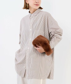 TICCA 【TICCA】別注-スクエアビッグシャツ マイカアンドディール トップス シャツ・ブラウス ベージュ【送料無料】