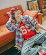 niko and ... 【シリーズ累計販売数23万枚突破!】40ビエラレピアチェックシャツ ニコアンド トップス シ…