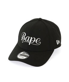 A BATHING APE BAPE NEW ERA 9FORTY CAP ア ベイシング エイプ 帽子 キャップ ブラック【送料無料】