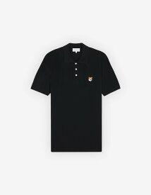 Maison Kitsune Maison Kitsune/(M)FOX HEAD PATCH REGULAR POLO メゾン キツネ トップス ポロシャツ ブラック ネイビー【送料無料】