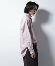 「BELGIUM LINEN FABRICS」リネンコットンスタンドカラーシャツ