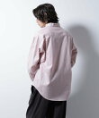 「BELGIUM LINEN FABRICS」リネンコットンスタンドカラーシャツ