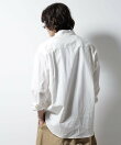 「BELGIUM LINEN FABRICS」リネンコットンスタンドカラーシャツ