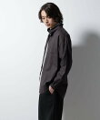 「BELGIUM LINEN FABRICS」リネンコットンスタンドカラーシャツ