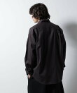 「BELGIUM LINEN FABRICS」リネンコットンスタンドカラーシャツ