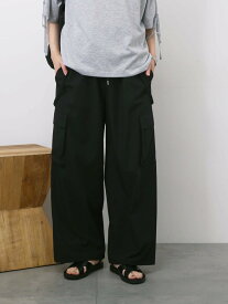 【SALE／48%OFF】Samansa Mos2 blue ◎サス付カーゴパンツ サマンサモスモス パンツ その他のパンツ ブラック ブラウン カーキグリーン