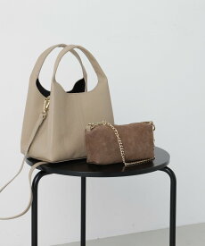 NANO universe AULENTTI/レザーインポーチトート ナノユニバース バッグ その他のバッグ ブラウン ベージュ【送料無料】