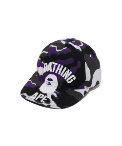 A BATHING APE GLITCH WOODLAND CAMO CAP �A �x�C�V���O �G�C�v �X�q �L���b�v �p�[�v�� �O���[���y���������z