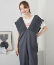 【リバイバル】チビフリルギャザーサロペット