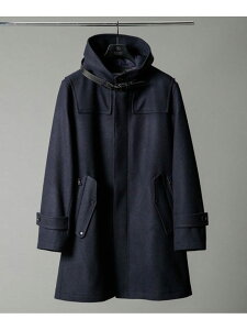 【SALE/50%OFF】nano LIBRARY //メルトンデザインダッフルコート ナノユニバース コート/ジャケット ダッフルコート ネイビー グレー【送料無料】