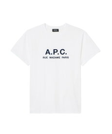 A.P.C. Rue Madame Tシャツ アー・ぺー・セー トップス カットソー・Tシャツ ホワイト ブラック【送料無料】