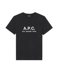 A.P.C. Rue Madame Tシャツ アー・ぺー・セー トップス カットソー・Tシャツ ホワイト ブラック【送料無料】