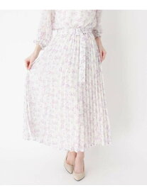 楽天市場 ベルテッドフラワープリーツスカートの通販