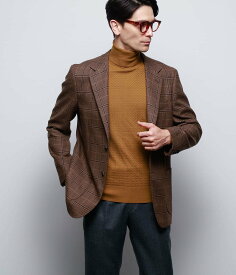 【SALE／53%OFF】NEWYORKER MEN 【防シワ】TRAVEL COMFORT マナードソフトツィード ウィンドウペイン フロートジャケット(2ボタン) ニューヨーカー ジャケット・アウター テーラードジャケット・ブレザー ブラウン【送料無料】