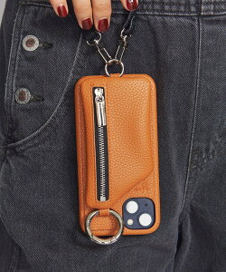 BEAUTY&YOUTH UNITED ARROWS <ajew>CADENAS ストラップ iPhone13 ケース ビューティー&ユース ユナイテッドアローズ スマホグッズ・オーディオ機器 スマホ・タブレット・PCケース/カバー カーキグリ