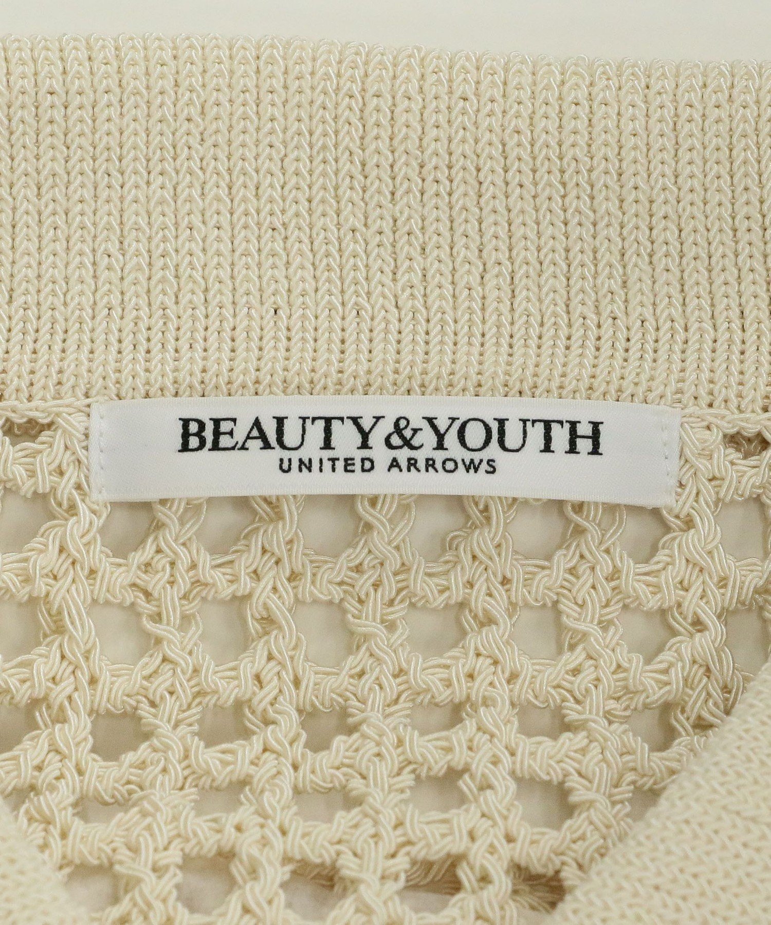 BEAUTY&YOUTH UNITED ARROWS｜コットンナイロン メッシュニット
