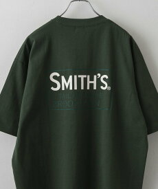 coen SMITH'S(スミス)別注ロゴプリントポケットTシャツ コーエン トップス カットソー・Tシャツ ホワイト ブラック グリーン
