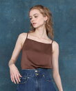 ◇【LOULOU WILLOUGHBY】サテンキャミソール