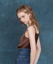 ◇【LOULOU WILLOUGHBY】サテンキャミソール
