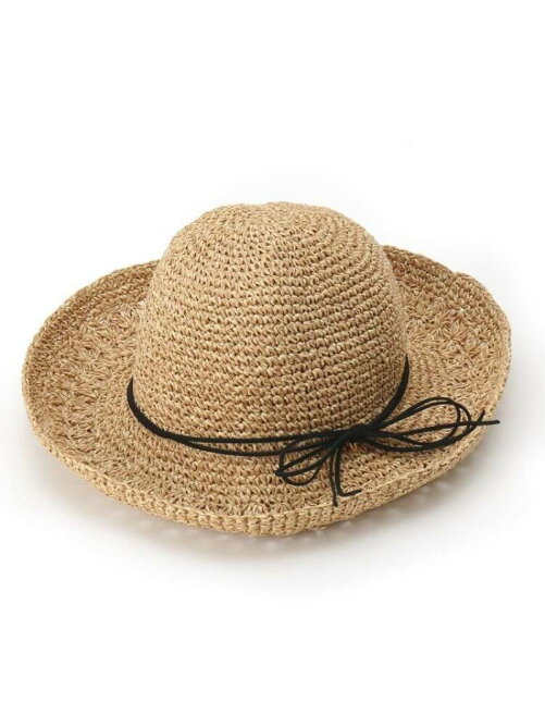 Grove 柄編みスエードリボン顎紐付きハット Rakuten Fashion 楽天ファッション 旧楽天ブランドアベニュー Ck3396