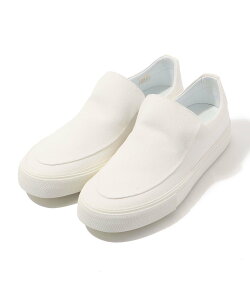 JAMES PERSE コットンキャンバス スリッポン SMHCT8419 トゥモローランド シューズ・靴 スリッポン ホワイト ブラック【送料無料】