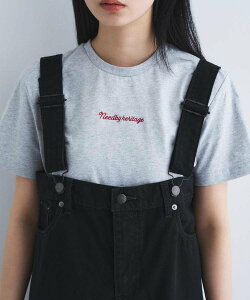 CODE A NEEDBY heritage�bCROPPED TEE �R�[�h�G�[ �g�b�v�X �J�b�g�\�[�ET�V���c �O���[ �z���C�g�y���������z