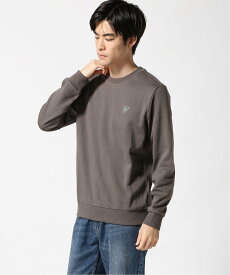 【SALE／30%OFF】GUESS (M)Mini Triangle Logo Sweatshirt ゲス トップス スウェット・トレーナー グレー ブラック ベージュ【送料無料】