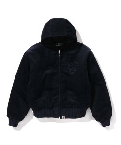 A BATHING APE CORDUROY PADDED HOODIE JACKET A xCVO GCv WPbgEAE^[ ̑̃WPbgEAE^[ lCr[yz