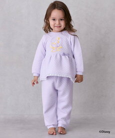 petit main 【Disney】ペプラムパジャマ ナルミヤオンライン インナー・ルームウェア パジャマ グリーン ホワイト パープル ブルー