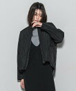 キルティング*フェイクファーリバーシブルブルゾン