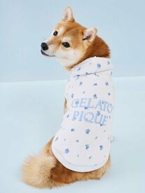 【SALE／30%OFF】GELATO PIQUE CAT&DOG 【CAT&DOG】フラワー柄裏毛フーディー ジェラートピケ ペット用品 ペットウェア・ペット服