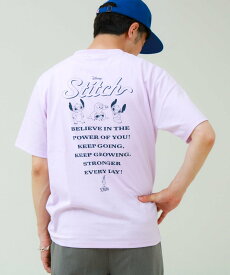 GLOSTER 【ユニセックスで着れる】ベイマックス&スティッチ バックプリントT フレディ アンド グロスター トップス カットソー・Tシャツ ブラック ブルー パープル【送料無料】