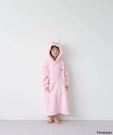 【SALE／20%OFF】LOWRYS FARM 【mojojojo】ふわふわフードワンピース ローリーズファーム ワンピース・ドレス ワンピース