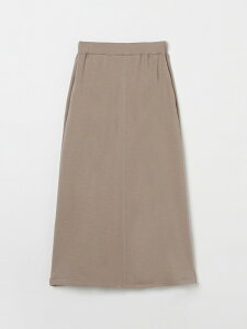 three dots boa jersey long skirt �X���[�h�b�c �X�J�[�g ���̑��̃X�J�[�g �u���b�N �x�[�W�� �O���[�y���������z