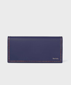 【SALE／30%OFF】Paul Smith 【公式】ストライプインセット 長財布 ポール・スミス　アウトレット 財布・ポーチ・ケース 財布 ブルー レッド ブラック【送料無料】