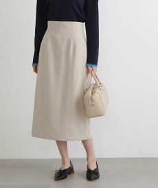 【SALE／30%OFF】N. Natural Beauty Basic パネル切替ハイウエストタイトスカート《S Size Line》 エヌ ナチュラルビューティーベーシック* スカート その他のスカート ブルー ブラウン ホワイト【送料無料】